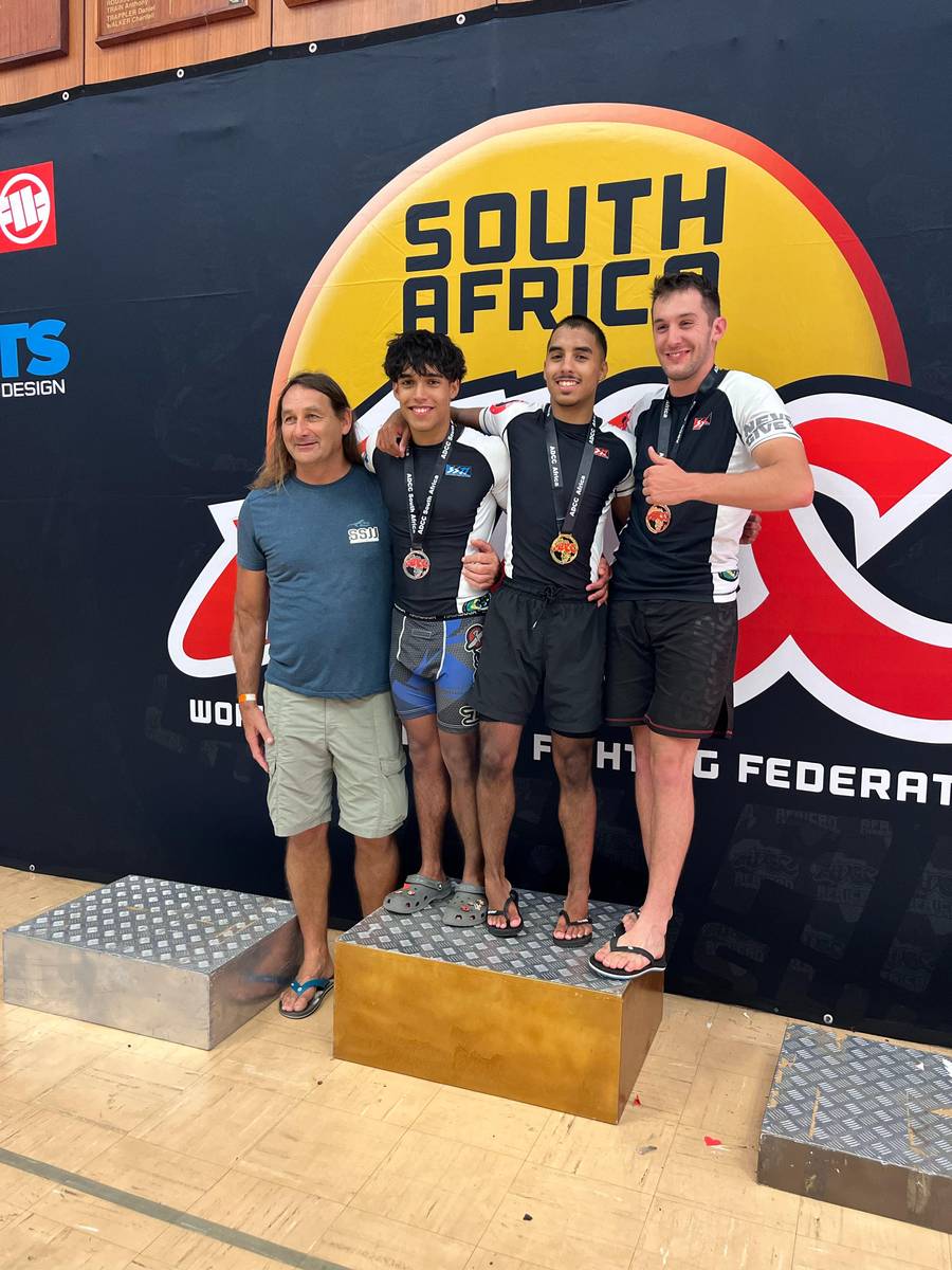 Southern Subs athletes on the ADCC South Africa podium